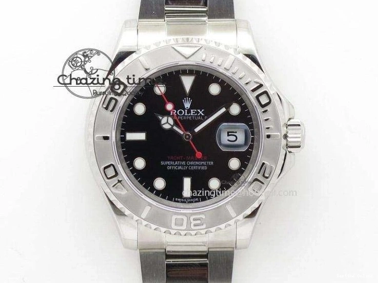 0509 WeatherProof Daytona 116519 SS TWF 1:1 Best Edition 904L Steel Gray Meteorite Black Dial on Oysterflex Strap A 2410